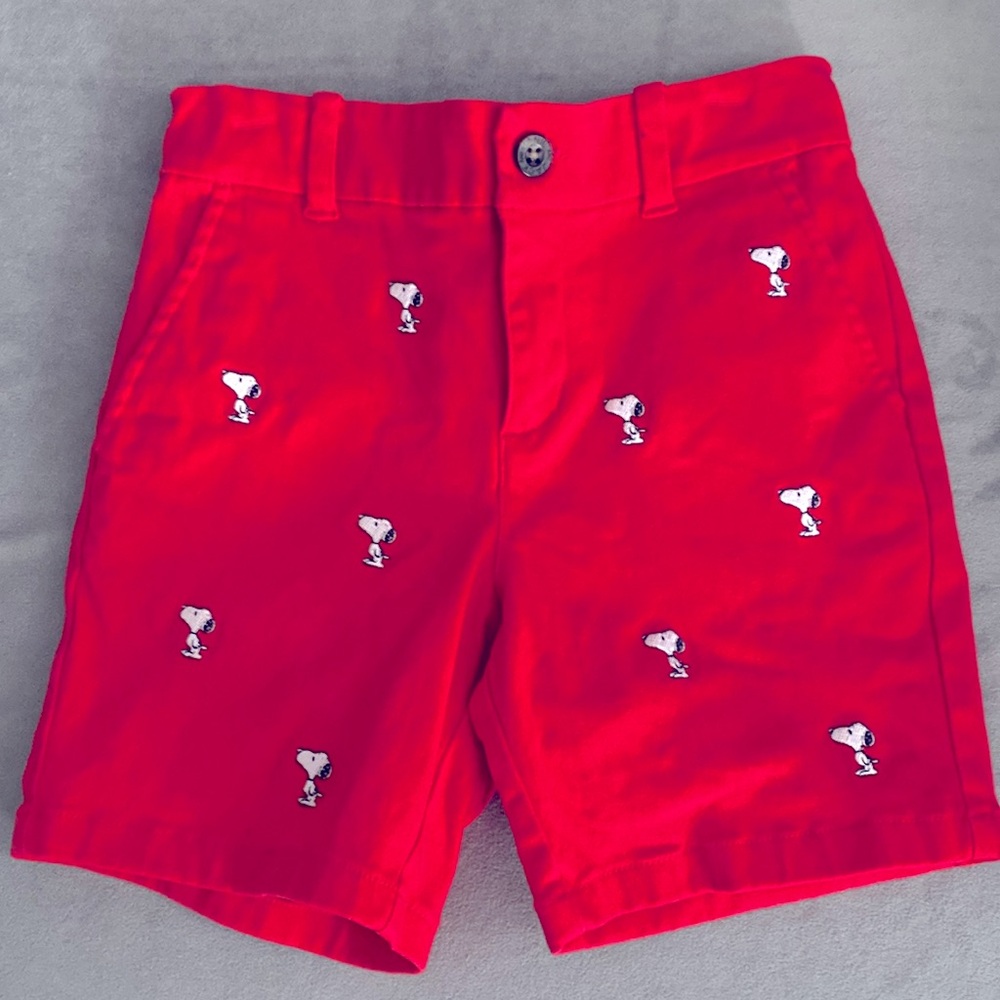 Janie and Jack Snoopy Shirt and Shorts!